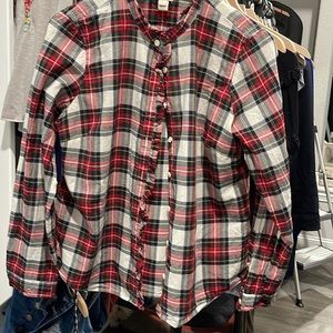 SOLD: Jcrew plaid button down long sleeve shirt L